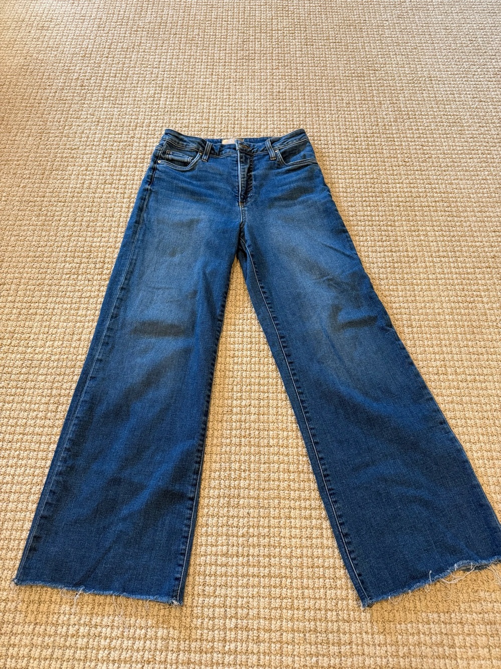 Kut from the Kloth Deep Blue Wide Leg Jeans